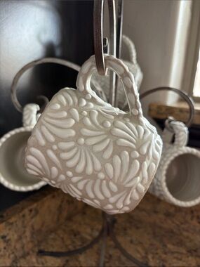 Talavera White Decorative Mug